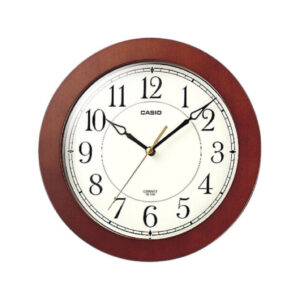 RELOJ MURAL ANALOGO CASIO IQ126 CAFE