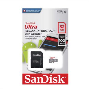 Sandisk Tarjeta Micro SD 32GB Ultra 100MB/s