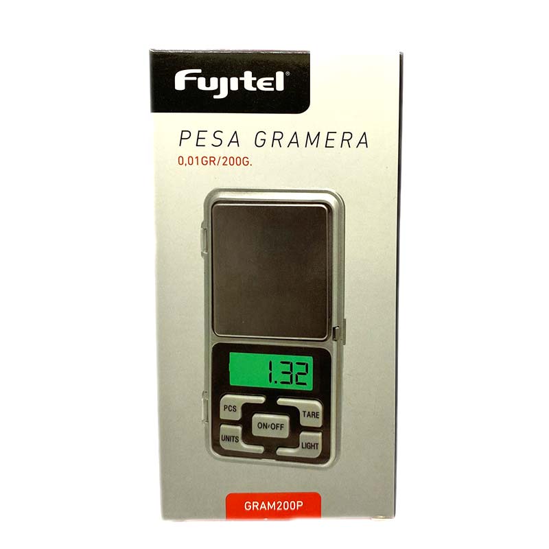 BALANZA PESA GRAMERA MINI CENTIGRAMOS HASTA 200G FUJITEL - Imagen 4