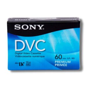 Cinta para filmadora formato Mini DV SONY 60 MIN