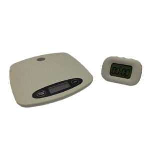 PESA DIGITAL 5KG + TIMER PARA COCINA