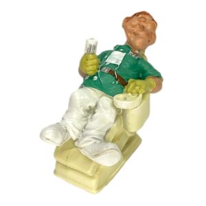 FIGURA PROFESIONES "DENTISTA SILLA" POLIRESINA