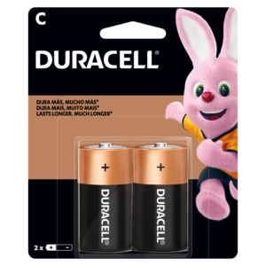 PILAS DURACELL ALCALINAS C PACK X2