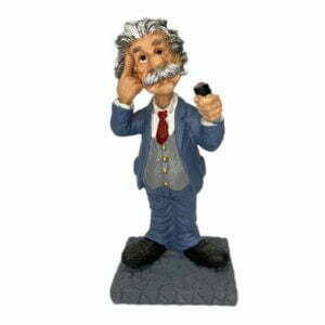 FIGURA DISEÑO "EINSTEIN" POLIRESINA ADORNO