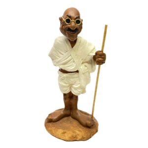FIGURA DISEÑO "GANDHI" POLIRESINA ADORNO