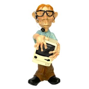 FIGURA PROFESIONES "INFORMÁTICO" POLIRESINA