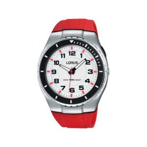 RELOJ ANALOGO SUMERGIBLE LORUS R2331LX9  PULSERA RESINA