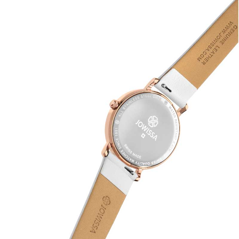 RELOJ JOWISSA BLANCO PULSERA DE CUERO J5.609.M - Imagen 2
