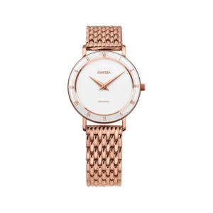 RELOJ JOWISSA BLANCO PULSERA DORADA J2.312.M 