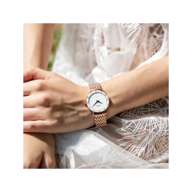RELOJ JOWISSA BLANCO PULSERA DORADA J2.312.M - Imagen 6