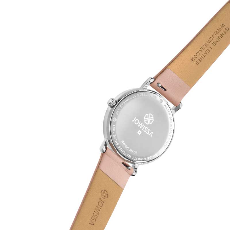 RELOJ JOWISSA ROSADO PALIDO PULSERA DE CUERO J5.605.M - Imagen 2