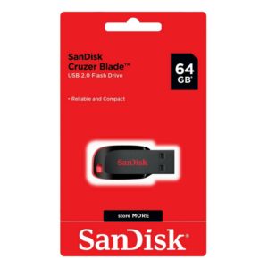 SANDISK PENDRIVE 64GB CRUZER BLADE