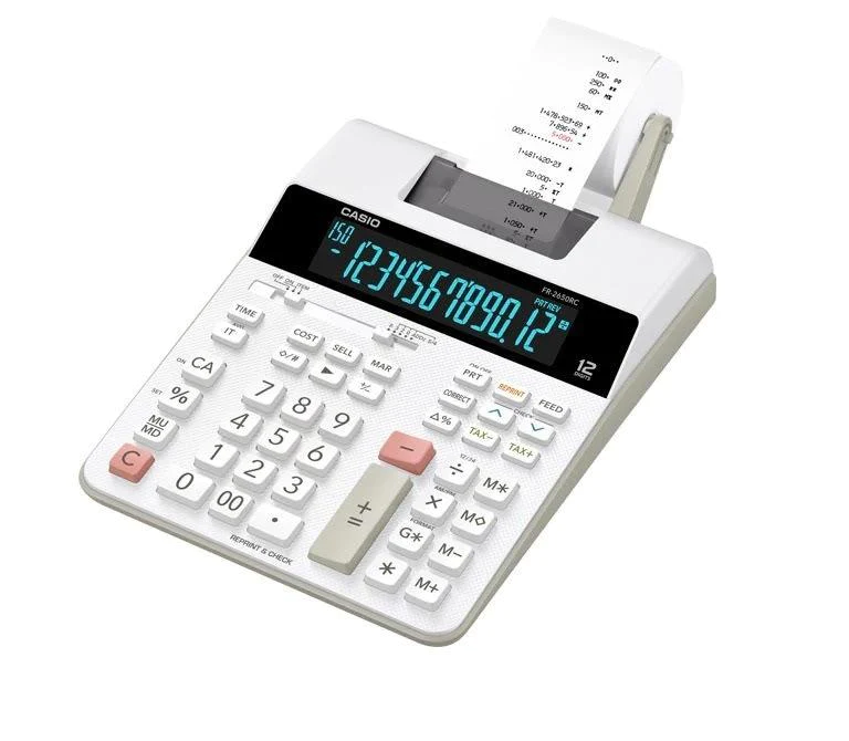 CALCULADORA SUMADORA CASIO CON ROLLO FR2650RC