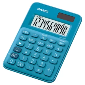 CASIO CALCULADORA SEMI ESCRITORIO MS-7UC COLOR AZUL