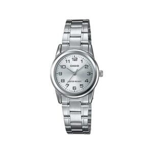 CASIO RELOJ METALICO PEQUEÑO PLATEADO ANALOGO LTP-V001D-7BUDF