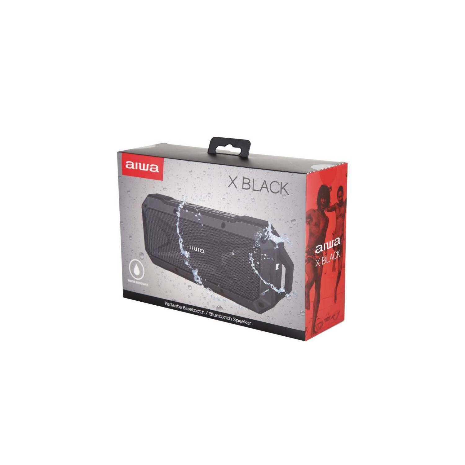 PARLANTE BLUETOOTH AIWA X-BLACK RESISTENTE AL AGUA - Imagen 3