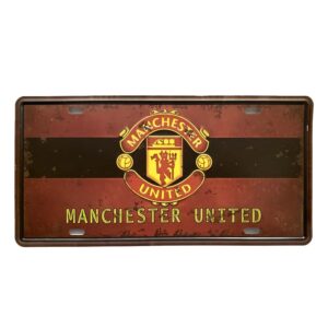 PATENTE DECORATIVA MANCHESTER UNITED 15X30 CM
