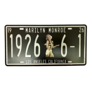 PATENTE DECORATIVA MARILYN MONROE D1 15X30 CM
