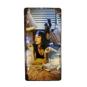 PATENTE DECORATIVA PULP FICTION 15X30 CM