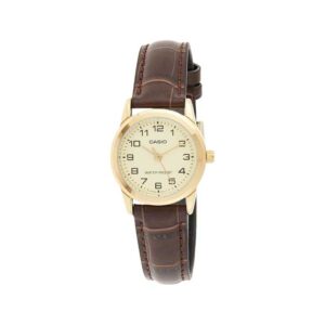RELOJ CASIO ANALOGO CUERO LTP-V001GL-9BUDF