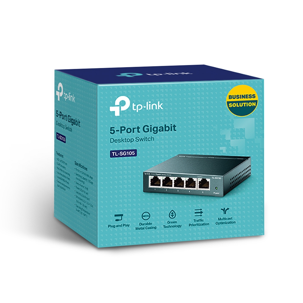 TP-LINK SWITCH 5 PUERTOS GIGABIT TL-SG105E - Imagen 3