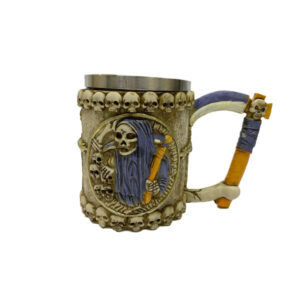 VASO SHOPERO MODELO CALAVERA CON HOZ