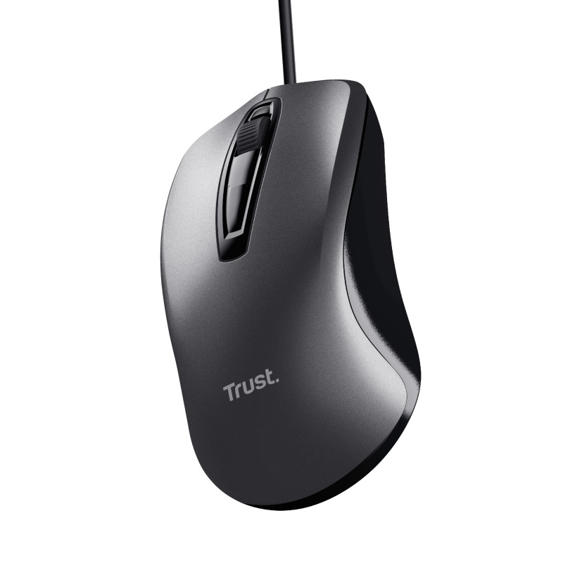 TRUST MOUSE ALAMBRICO CARVE 1200DPI - Imagen 2