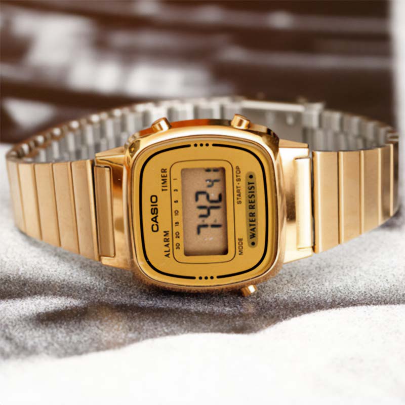 CASIO RELOJ OCHENTERO DAMA LA-670WGA-9DF - Imagen 2