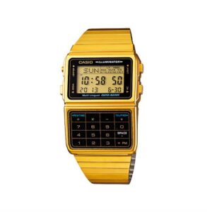 CASIO RELOJ DATABANK DORADO DBC-611G-1DF