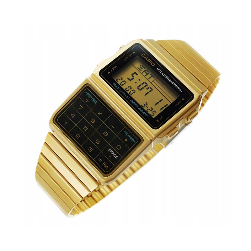 CASIO RELOJ DATABANK DORADO DBC-611G-1DF - Imagen 3