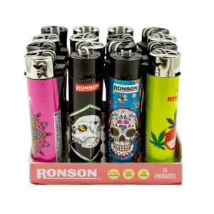 ENCENDEDOR RONSON ROUND DISEÑOS VARIADOS