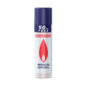 GAS BUTANO RONSON UNIVERSAL 250 ML + 50ML
