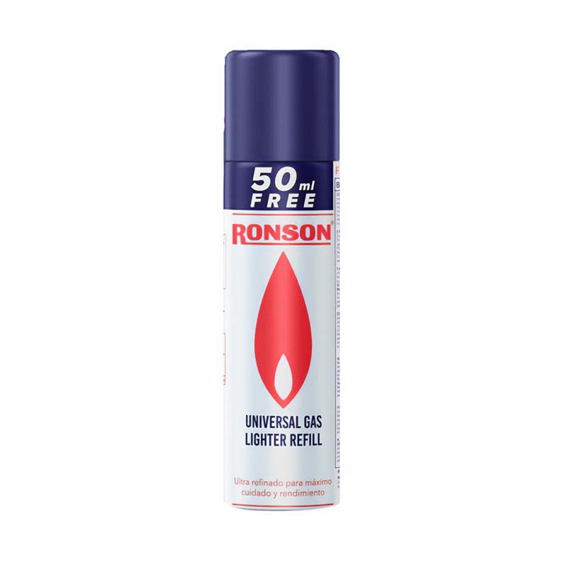 GAS BUTANO RONSON UNIVERSAL 250 ML + 50ML