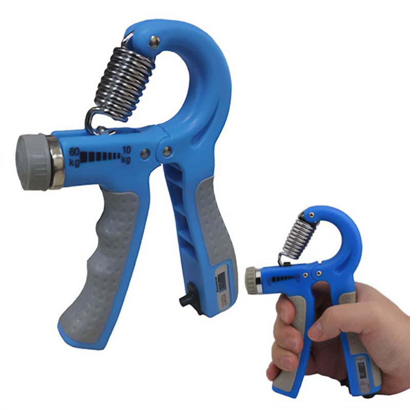 HAND GRIP EJERCITADOR AZUL DE MANO CON CONTADOR - Imagen 2