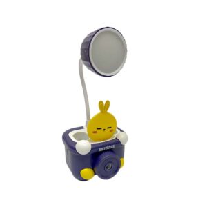 LAMPARA RECARGABLE CAMARA ANIMAL CON SACAPUNTAS Y PORTALAPICES