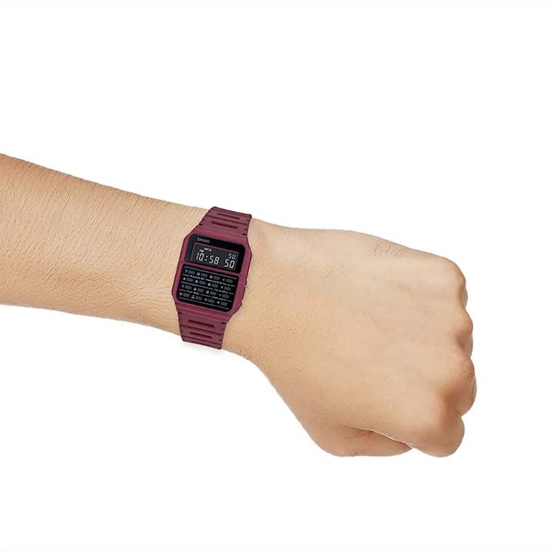 CASIO RELOJ CALCULADORA ROJO CA-53WF-4BDF - Imagen 3