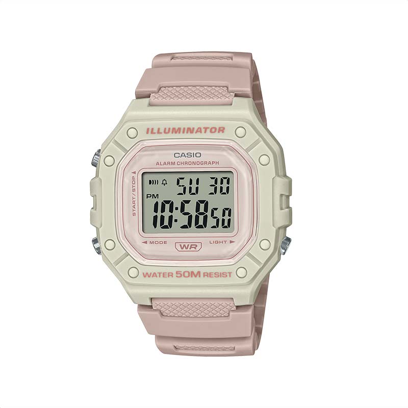 CASIO RELOJ DIGITAL DAMA W-218HC-4A2VDF
