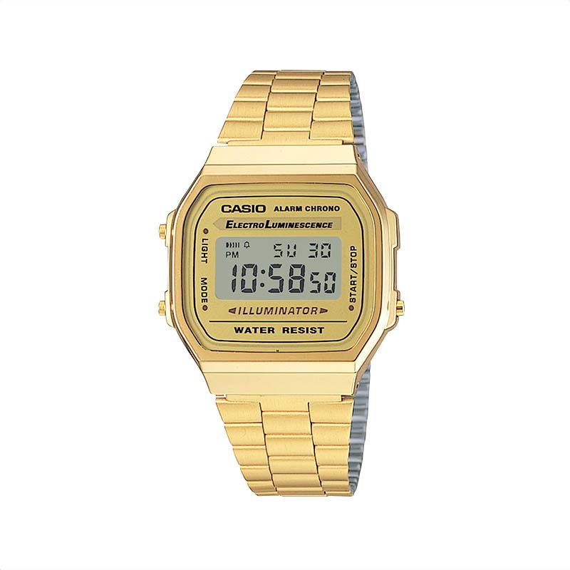 CASIO RELOJ DIGITAL OCHENTERO A168WG-9WDF