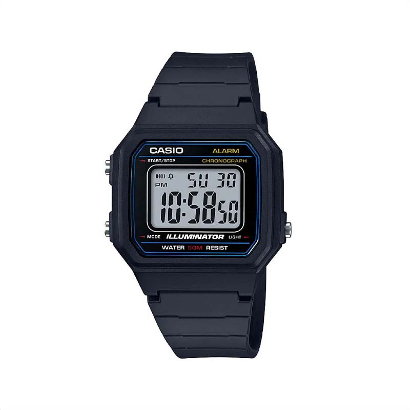 CASIO RELOJ DIGITAL OCHENTERO W-217H-1AVDF