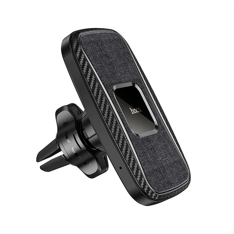 HOCO SOPORTE MAGENTICO CON CARGADOR INALAMBRICO CA75 PARA AUTO - Imagen 2