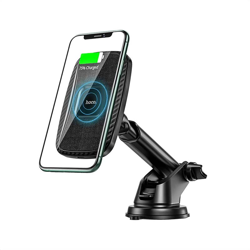 HOCO SOPORTE MAGENTICO CON CARGADOR INALAMBRICO CA75 PARA AUTO