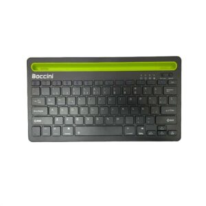 Boccini Teclado Bluetooth inalámbrico con soporte para tablet negro