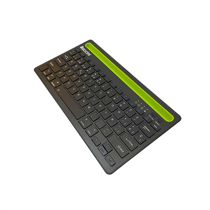 Boccini Teclado Bluetooth inalámbrico con soporte para tablet negro - Imagen 3