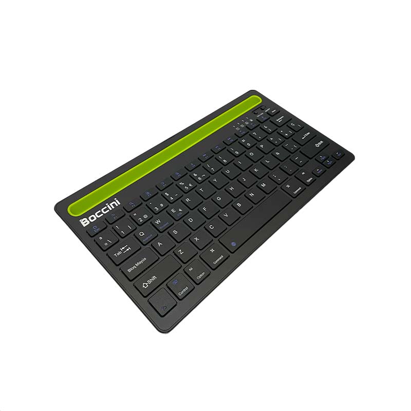 Boccini Teclado Bluetooth inalámbrico con soporte para tablet negro - Imagen 2