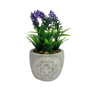 Lavanda artifical con macetero para Decoración