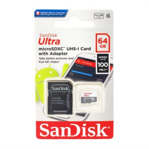 Memoria microSD SanDisk Ultra 64GB 100MB/S