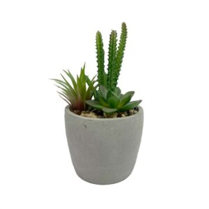 Cactus artifical triple con macetero para Decoración