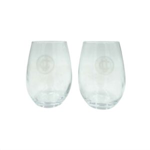 Set de 2 vasos esféricos Universidad Católica