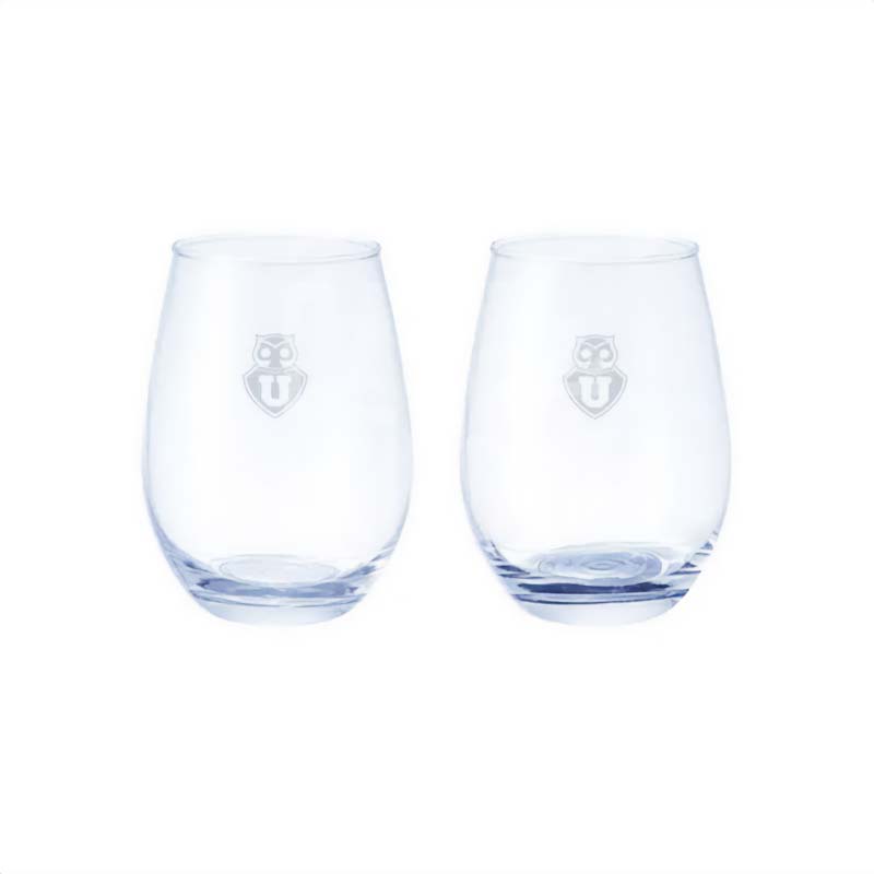 Set de 2 vasos esféricos Universidad de Chile