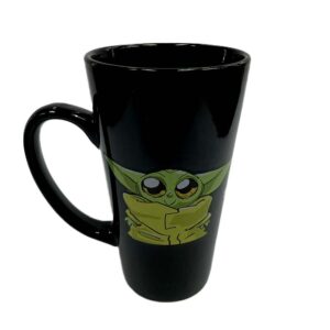Tazón Latte Mandalorian Baby Yoda Animado